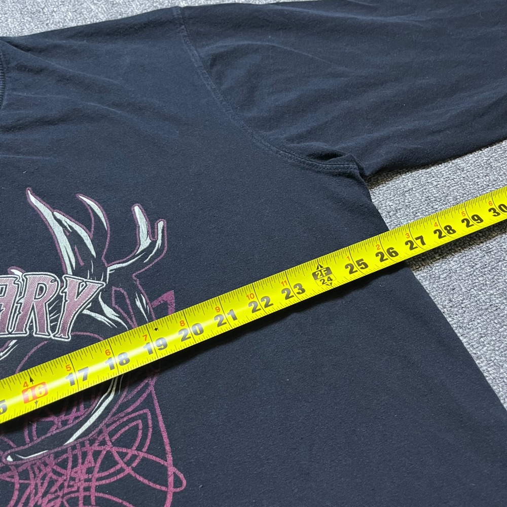 Legendary Whitetails Graphic T-Shirt 2XL Black Long Sleeve Deer Skull Hunting - Picture 4 of 10